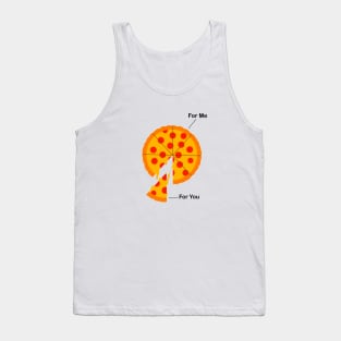 Funny Pizza hungry Tank Top